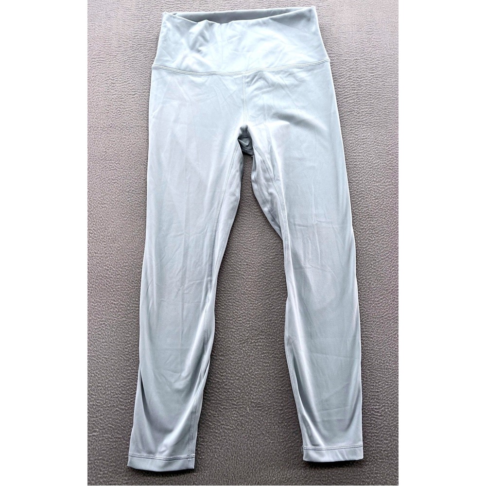 HeyNuts Leggings Womenbs 12 Essential High Waisted 7/8 Light Blue Gray